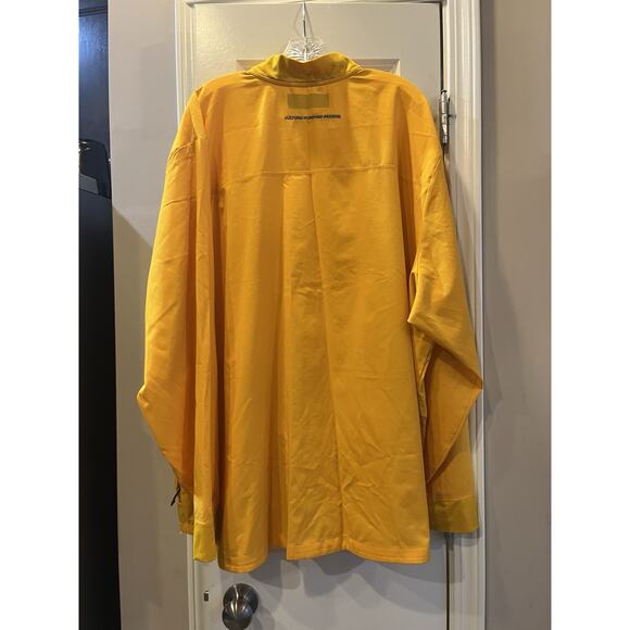 Adidas Aeroready Yellow Gold Long Sleeve XXXL Practice Jersey - Picture 4 of 11